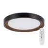 [HO-CCT-DECO-07-36W-B] Plafón LED Decorativo 36W CCT 3000-6000ºK (Tonalidad Luz Regulable) Control Remoto Acabado Negro