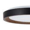 [HO-CCT-DECO-07-36W-B] Plafón LED Decorativo 36W CCT 3000-6000ºK (Tonalidad Luz Regulable) Control Remoto Acabado Negro