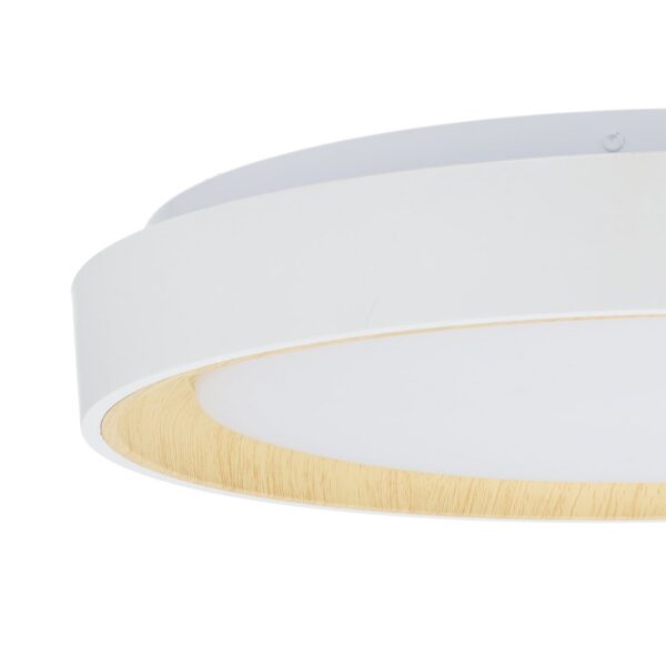 [HO-CCT-DECO-07-36W-W] Plafón LED Decorativo 36W CCT 3000-6000ºK (Tonalidad Luz Regulable) Control Remoto Acabado Blanco