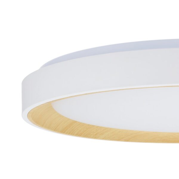 [HO-CCT-DECO-07-40W-W] Plafón LED Decorativo 40W CCT 3000-6000ºK (Tonalidad Luz Regulable) Control Remoto Acabado Blanco