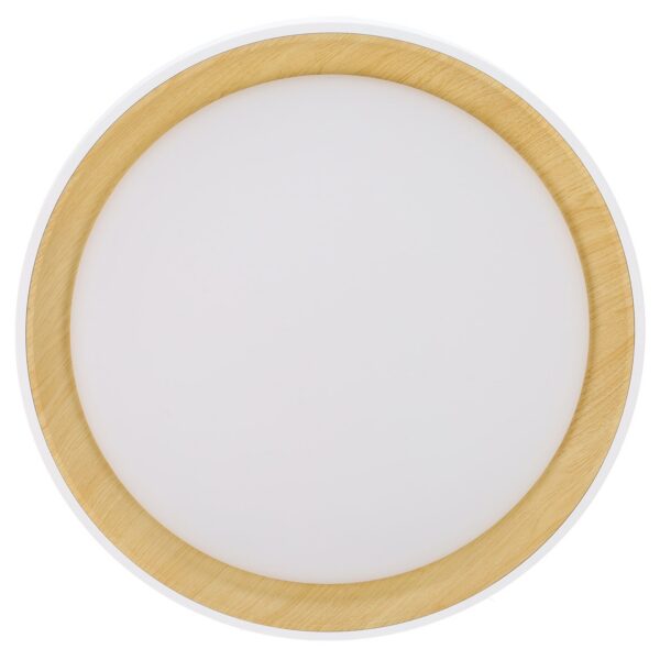 [HO-CCT-DECO-07-40W-W] Plafón LED Decorativo 40W CCT 3000-6000ºK (Tonalidad Luz Regulable) Control Remoto Acabado Blanco