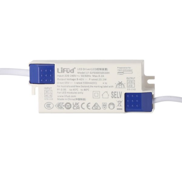 Downlight LED 20W 4 CCT (Tonalidad Luz Regulable) 140LM/W UGR17 Lifud driver