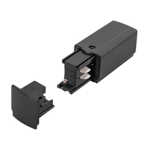 Conector Inicial Carril Trifásico Negro