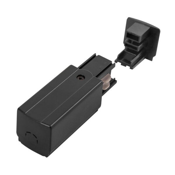 Conector Inicial Carril Trifásico Negro