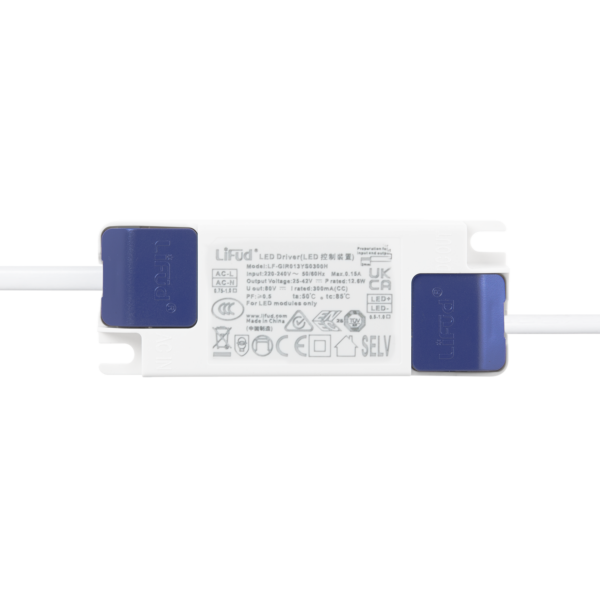 Downlight LED 12W 140Lm/W Driver LIFUD Flicker Free 6000ºK [HO-DL01-LI-12W-CW]