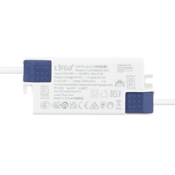 Downlight LED 32W 140Lm/W Driver LIFUD Flicker Free 6000ºK [HO-DL01-LI-32W-CW]