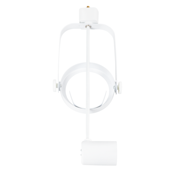 Foco de Carril Monofásico E27 Sin Bombilla Blanco [HO-FC-E27-W]