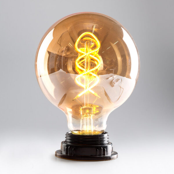 Bombilla LED E27 4W 380Lm 2000ºK Filamento 40.000H   [HO-G95-4W-R]