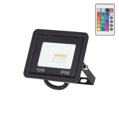 Proyector LED RGBW con Mando a Distancia 10W [HO-ICRGBFL-10W]