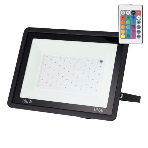 Proyector LED RGBW con Mando a Distancia 150W [HO-ICRGBFL-150W]