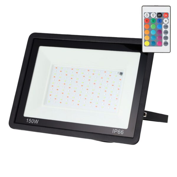 Proyector LED RGBW con Mando a Distancia 150W [HO-ICRGBFL-150W]