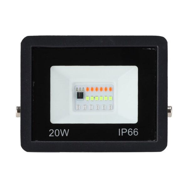 Proyector LED RGBW con Mando a Distancia 20W [HO-ICRGBFL-20W]