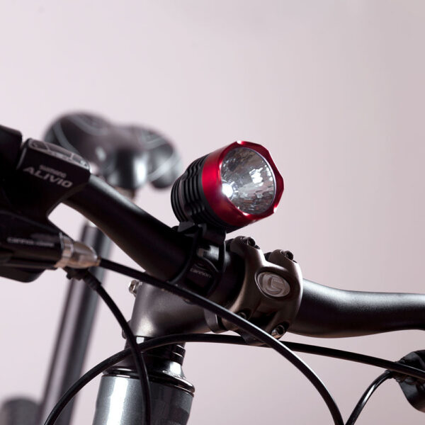 Luz Delantera Bicicleta LED 2 Niveles+Destello