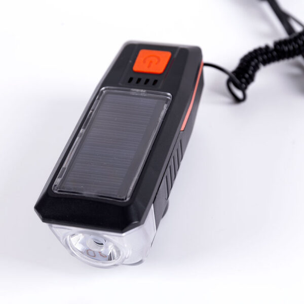 Luz Delantera Bicicleta LED 2 Niveles Sensor Batería USB - Anti Deslumbramiento