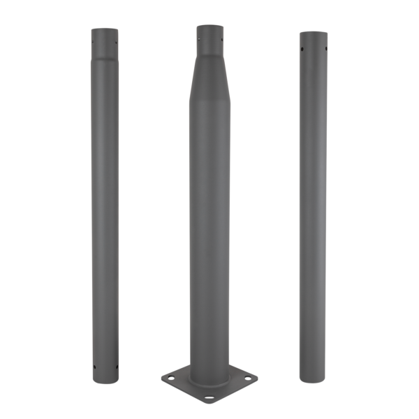 Columna Farola 3M Desmontable Gris