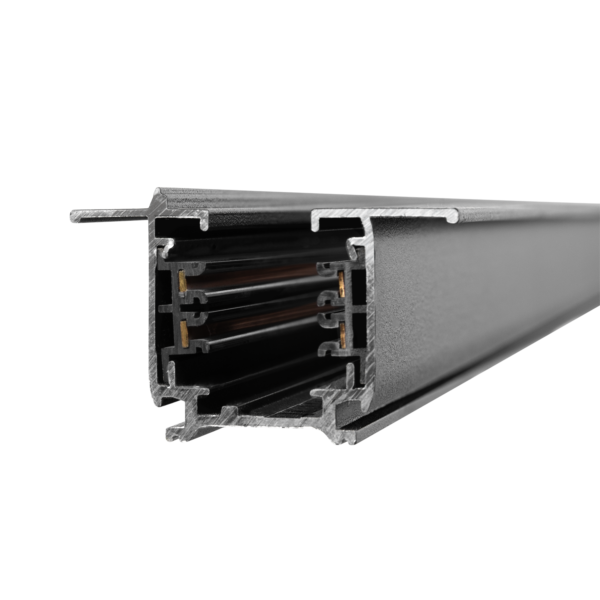 Carril Trifásico Empotrable para Focos LED Negro 1M [HO-LM3220-EM]