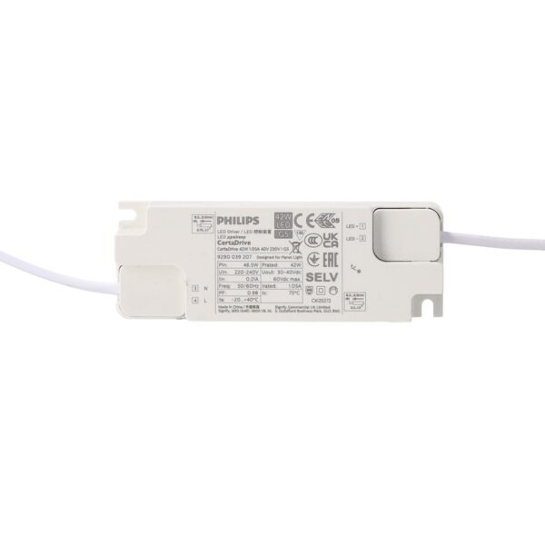 Panel Ultrafino 42W High Lumen 140Lm/W 6000ºK Philips Certadrive 40.000H