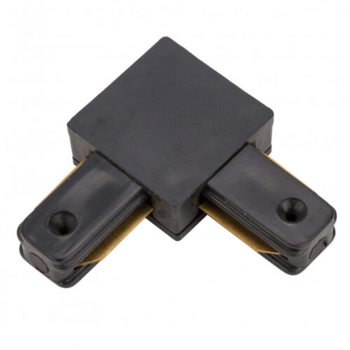 Conector 90º Carril Monofásico Negro [HO-PL218000AN]