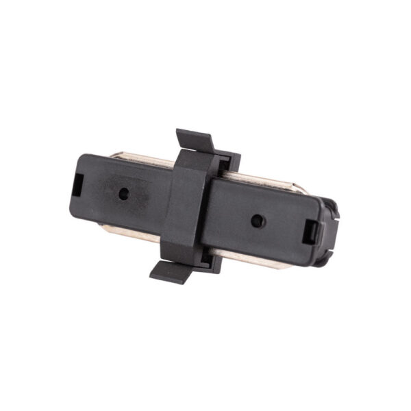 Conector Recto Carril Monofásico Negro [HO-PL218000RN]