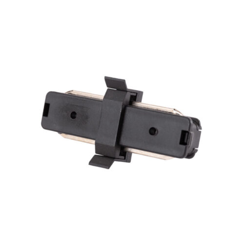 Conector Recto Carril Monofásico Negro [HO-PL218000RN]