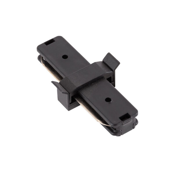 Conector Recto Carril Monofásico Negro [HO-PL218000RN]