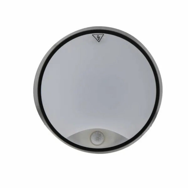 Plafón LED Exterior 10W 1000Lm CCT (Tonalidad Luz Regulable) 3000-4000-6500ºK  Detector Proximidad IP65 Acabado Negro