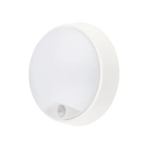 Plafón LED Exterior 10W 1000Lm CCT (Tonalidad Luz Regulable) 3000-4000-6500ºK  Detector Proximidad IP65 Acabado Blanco