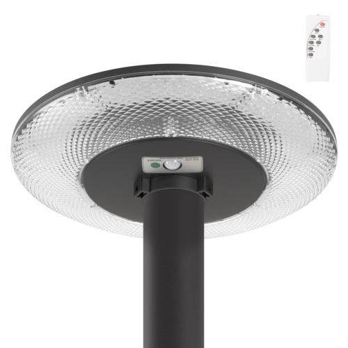 Farola LED Solar 100W Sensor Control Remoto Blanco Frío