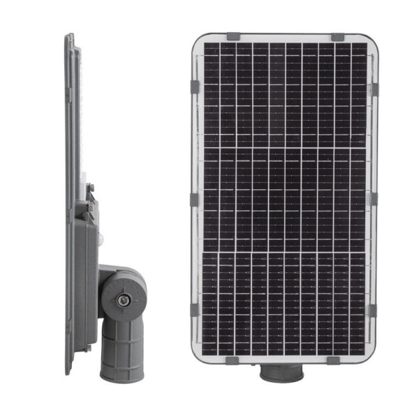 Farola LED Solar 200W 5000K Panel 6V 20W Batería 20Ah Sensor/Control Remoto [HO-STR100W-SL04-CW]
