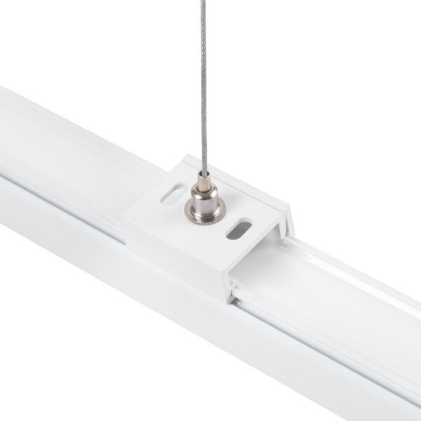 Suspensión para Carril Trifásico Blanco 1 Metro [HO-SUS-T-B]