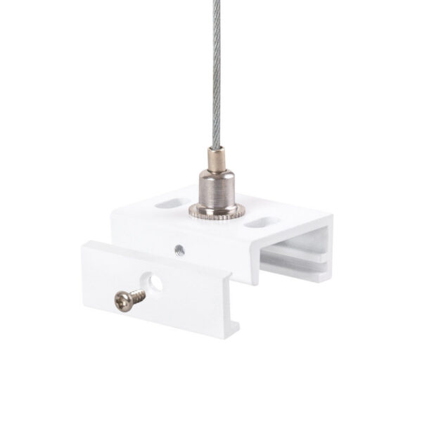 Suspensión para Carril Trifásico Blanco 1 Metro [HO-SUS-T-B]