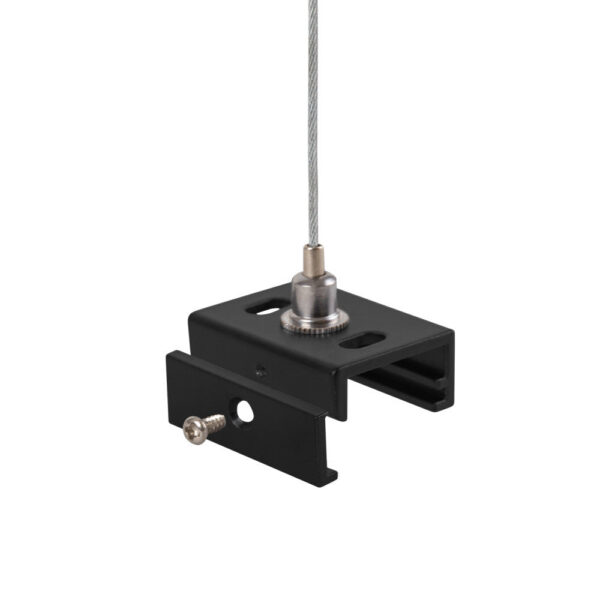 Suspensión para Carril Trifásico Negro  1 Metro [HO-SUS-T-N]