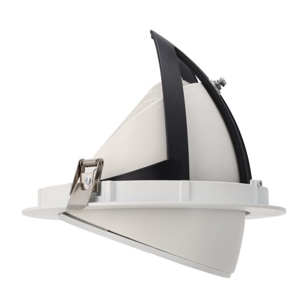 Foco Downlight LED 40W CCT (Tonalidad Luz Regulable) Circular Orientable Driver LIFUD 40.000H Microprismático [HOCOBCOR40WLI-CCT