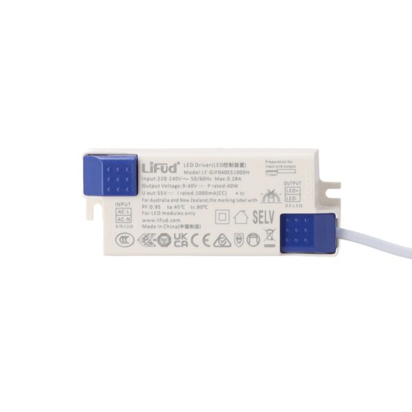 Foco Downlight LED 40W  4000Lm 4200ºK Orientable UGR17 50.000H Negro