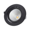 jw_40w_g_b_w_2-1 Foco Downlight LED 40W 4000Lm 4200ºK Orientable UGR17 50.000H Negro