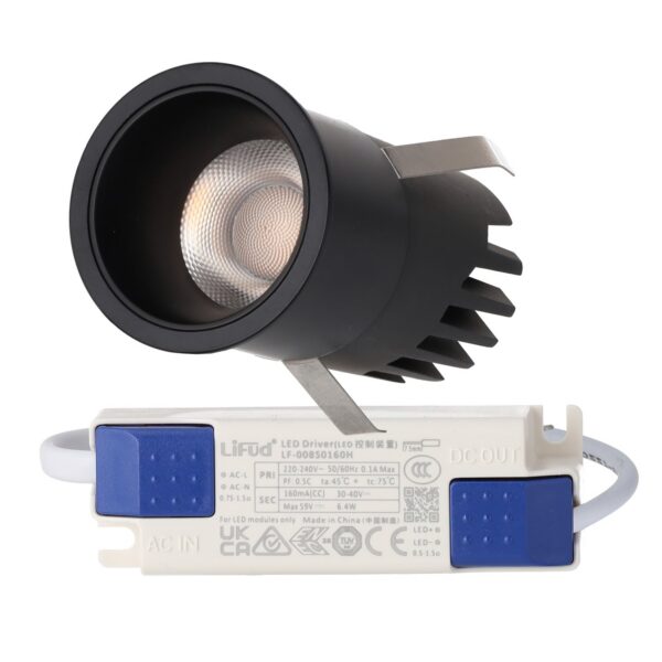 Foco Downlight Spot LED 7W 700Lm 2700ºK Circular PRO SMD3030 50.000H