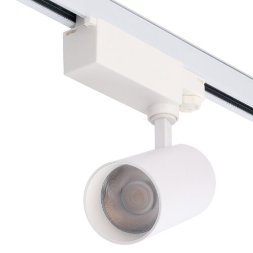 Foco de Carril LED  30W 90Lm/W High CRI (>95)  4000ºK Driver Lifud Trifásico 50.000H