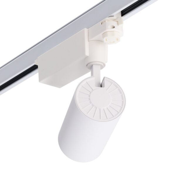 Foco de Carril LED  30W 90Lm/W High CRI (>95)  4000ºK Driver Lifud Trifásico 50.000H