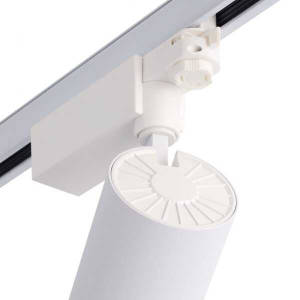 Foco de Carril LED  40W 90Lm/W High CRI (>95)  4000ºK Driver Lifud Trifásico 50.000H