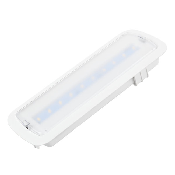 Emergencia Led Empotrable 200LM / Permanente / No Permanente 5000K [L116MN-B]
