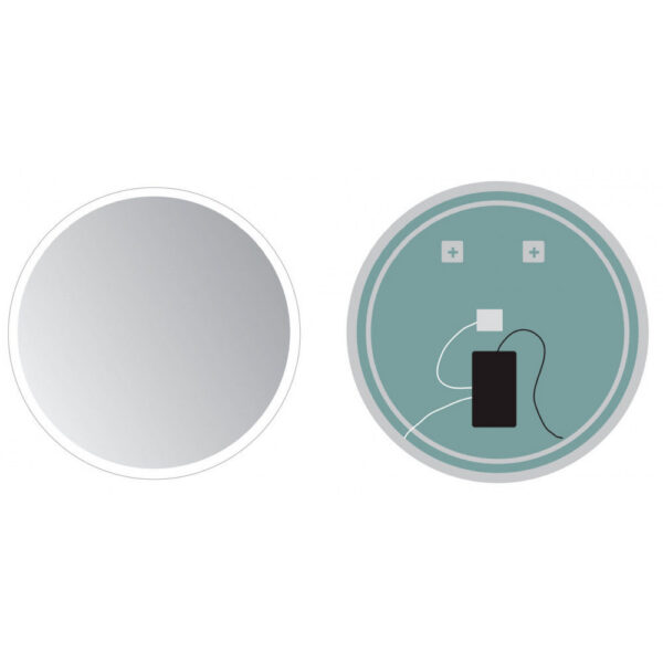 Espejo Iluminado Baño "Bélgica" Ø70Cm Blanco Frío [LIMEX-BELG003/70