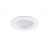 Aro Foco Downlight Circular "Sara" Acero 81mm - Blanco