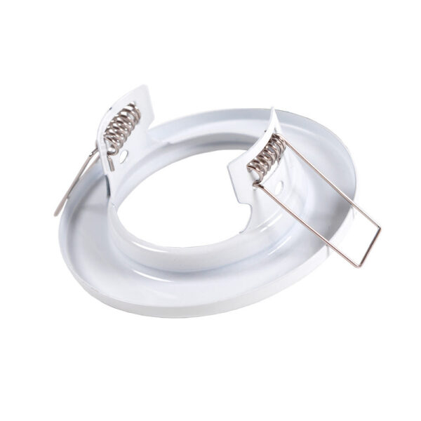 Aro Foco Downlight Circular "Sara" Acero 81mm - Blanco