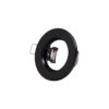 Aro Foco Downlight Circular "Sara" Acero 81mm - Negro