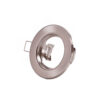 Aro Foco Downlight Circular "Sara" Acero 81mm - Satinado