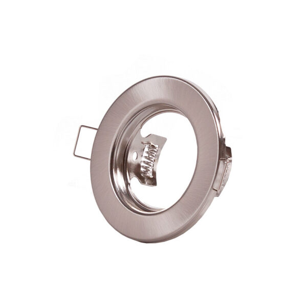 Aro Foco Downlight Circular "Sara" Acero 81mm - Satinado