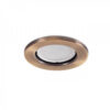 Aro Foco Downlight Circular "Sara" Acero 81mm - Latonado