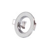 Aro Foco Downlight Circular "Sara" Acero 81mm - Cromado