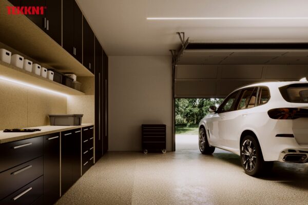 ll_38_2171_20_4 Perfíl Aluminio KIMERA-"BARDE" Anodizado Negro con Difusor Opal , Tapones y Clips Sujección 2,02M