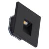 [LM-SGN-S80SQ] Foco de LED Empotrable para Escaleras Frontal Magnético 3W IP65 3000ºK - Negro